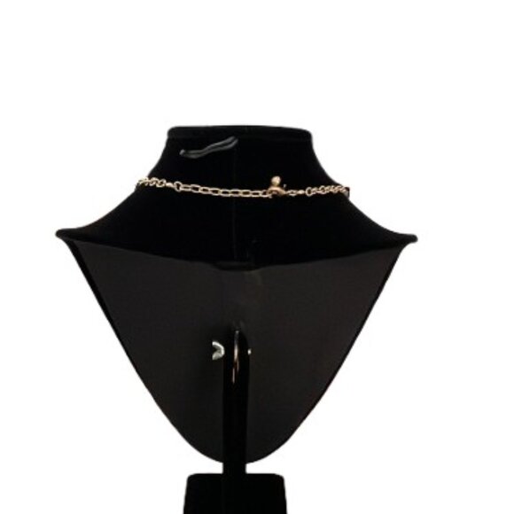 Slate & Willow Blush Pink Crystal & Pearl Statement Necklace - NWOT - Picture 4 of 7